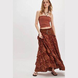 FP One Brynn Printed Maxi Skirt